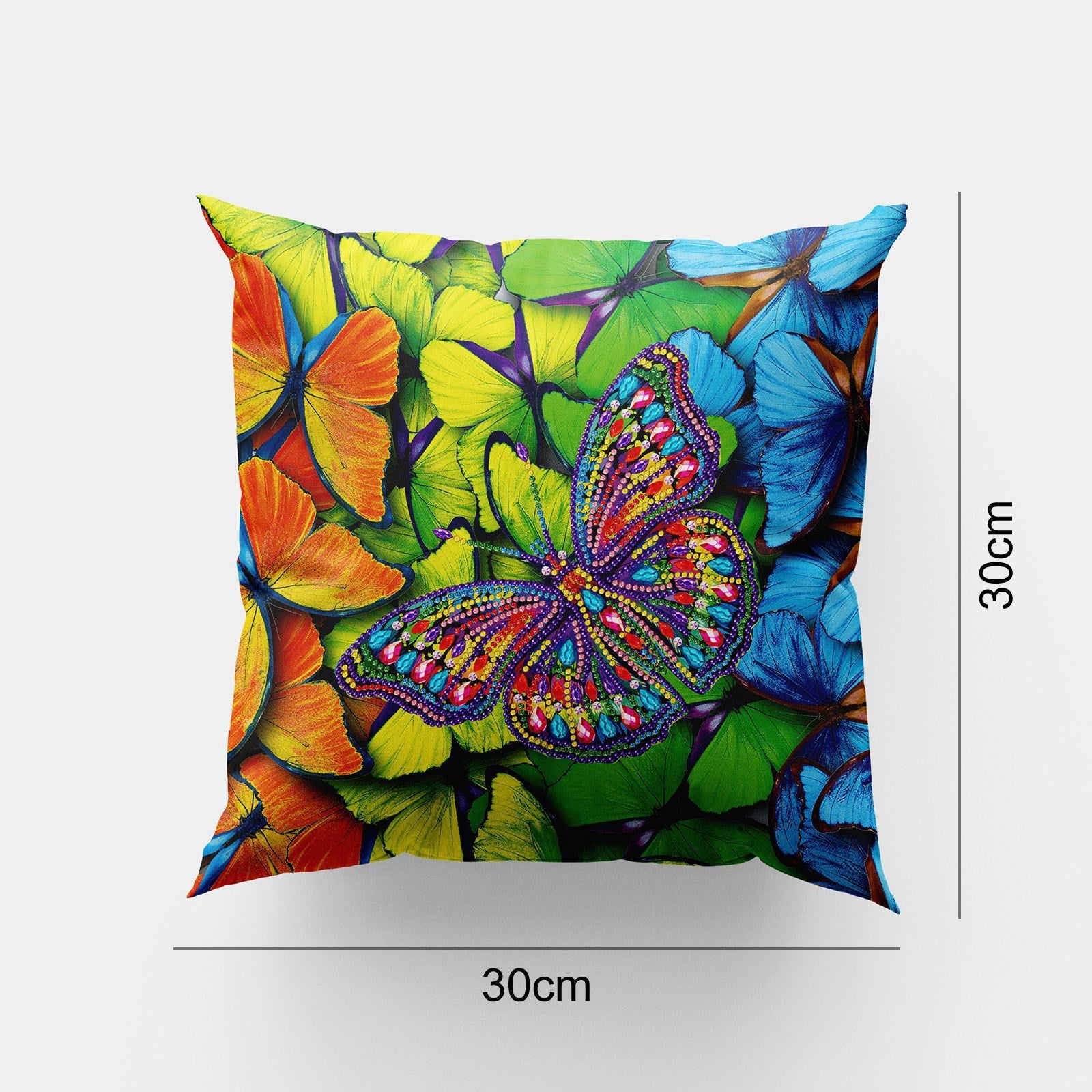 Craspire DIY Diamond Painting Pillowcase Kits, including Cloth, Resin