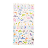 Craspire Epoxy Resin Sticker, for Scrapbooking, Travel Diary Craft, Fish Pattern, 4~39x4~36mm, 10sheets/set