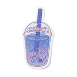 Craspire Colorful Bubble Tea Pearl Milk Tea Stickers, Tumblers Stickers,Vinyl Waterproof Decals, for Water Bottles Laptop Phone Skateboard Decoration, Drink Pattern, 44x34x0.2mm,50pcs/bag
