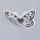 Craspire Sealing Stickers, Label Paster Picture Stickers, for Scrapbooking, Kid DIY Arts Crafts, Album, Butterfly Pattern, 3.6x5.4cm, 60pcs/set