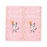 Craspire Rectangle Happy Birthday Theme Paper Stickers, Self Adhesive Sticker Labels, for Envelopes, Bubble Mailers and Bags, Cat Pattern, 10.3x10.7x0.01cm, 50pcs/bag, 10bags/set.