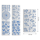CRASPIRE Stainless Steel Cutting Dies, with Steel, for DIY Scrapbooking/Photo Album, Decorative Embossing DIY Paper Card, Constellation Pattern, 101x177x0.5mm, 4 patterns, 1pc/pattern, 4pcs/set