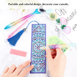 Craspire DIY Diamond Painting kits, Include Plastic Single Head Nail Art Rhinestones Pickers Pen, Plastic Scraper Tool & Cosmetics Cream Jar, Stainless Steel Beading Tweezers and Tray Plate, Mixed Color, 20x20x2mm