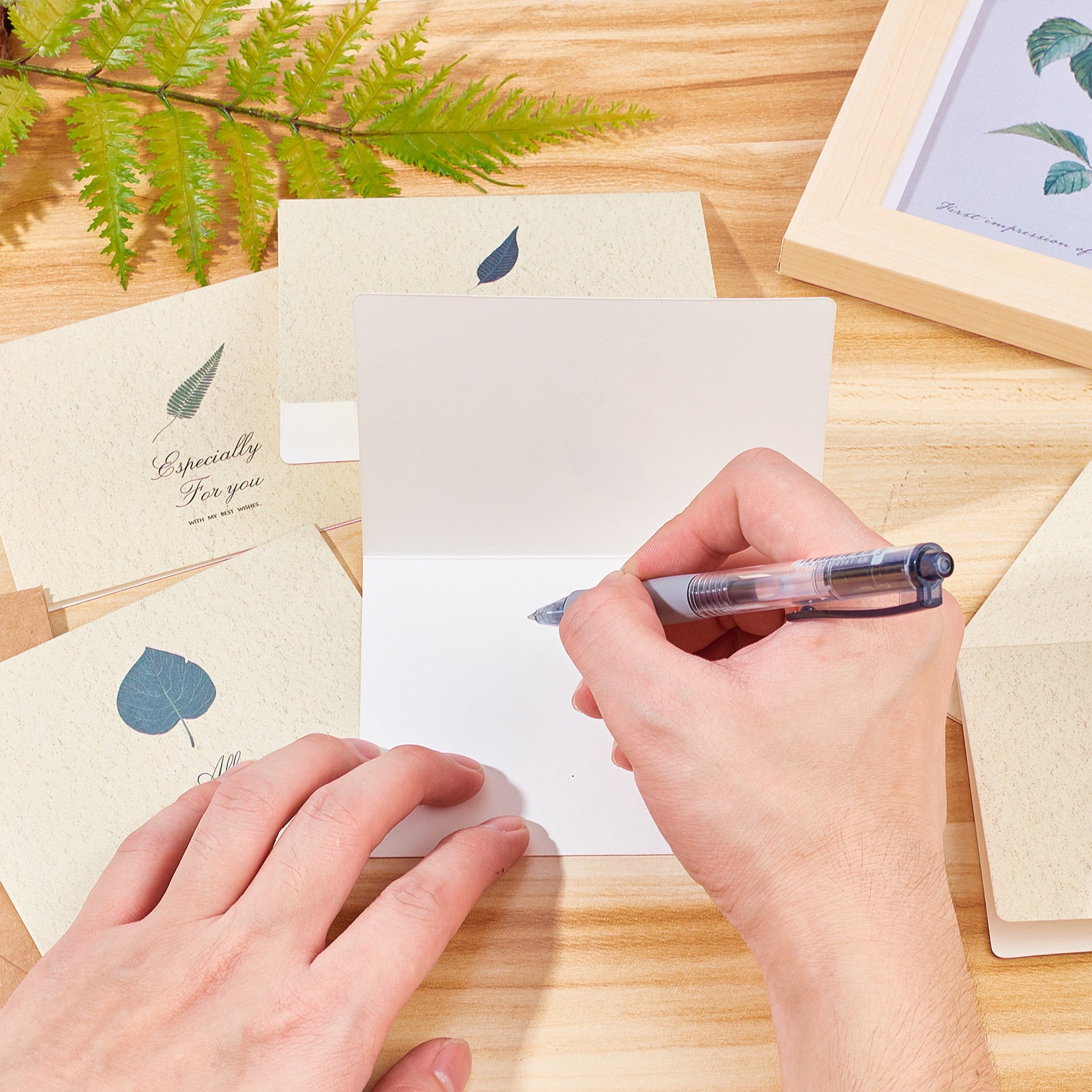 Cards with Envelopes and Sticker Kraft Paper Envelope Set