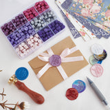 360PCS Wax Seal Stamp Wax Sealing (Purple Series)