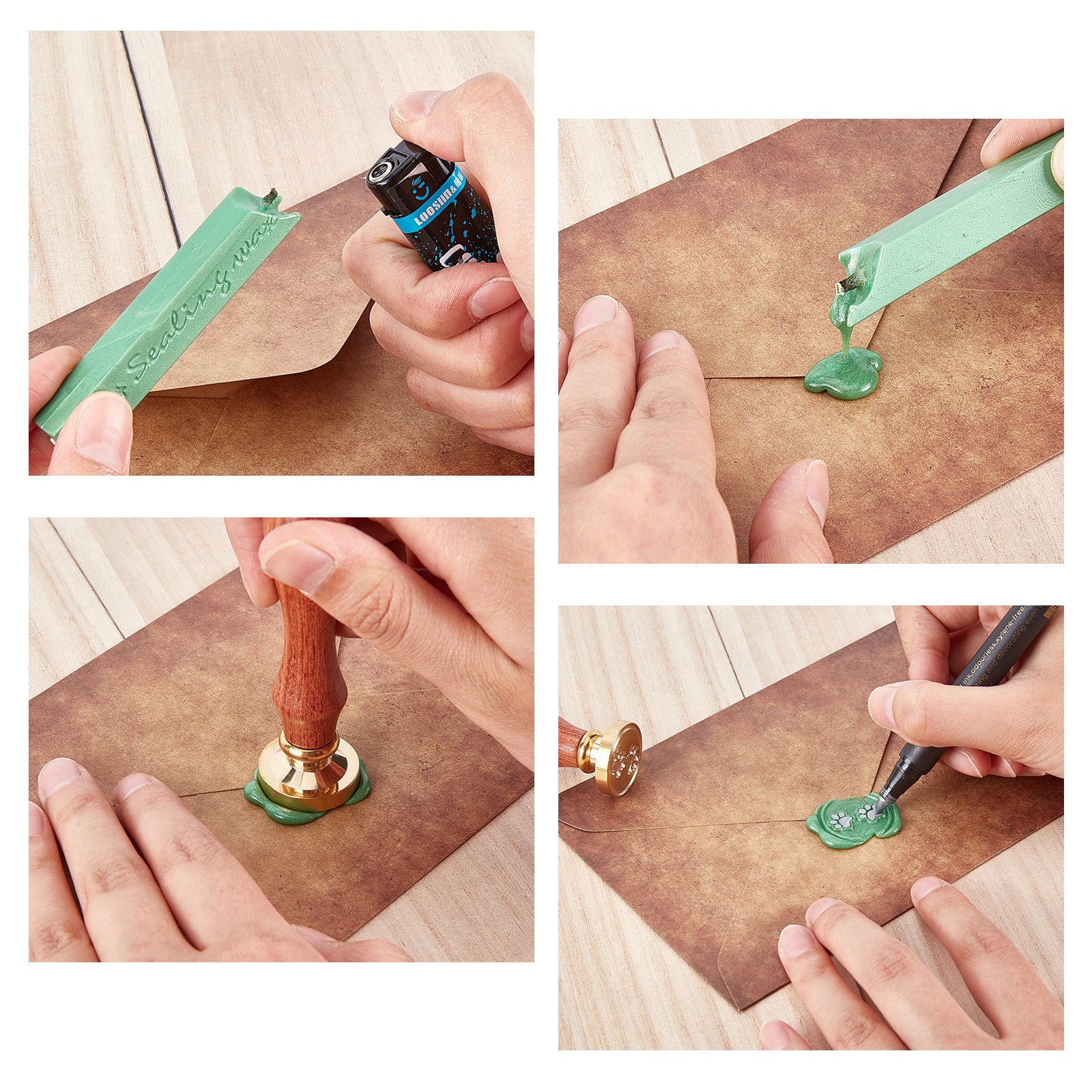 10pcs Sealing Wax Sticks Envelope Sealing Wax Sticks DIY Wax Seal Sticks 