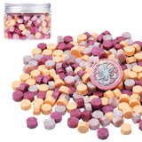 300pcs Octagon Sealing Wax Beads(Pink Purple Series)