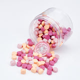 300pcs Octagon Sealing Wax Beads(Pink Purple Series)