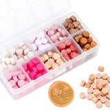 300pcs Sealing Wax Beads(Octagon, 10 Mixed Color)