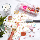 300pcs Sealing Wax Beads(Octagon, 10 Mixed Color)