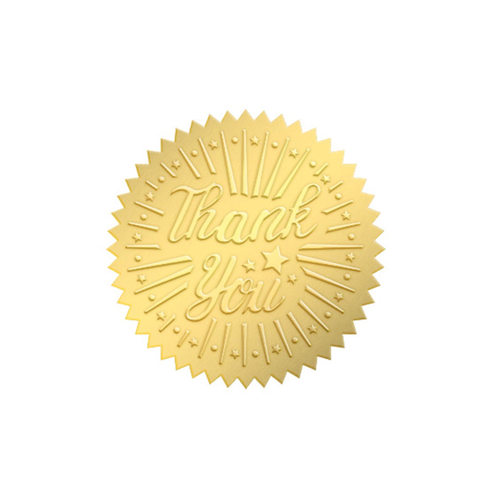 CRASPIRE 100pcs Embossed Gold Foil YOU'RE INVITED Seals Self Adhesive  Stickers