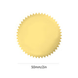 100pcs Embossed Gold Foil Certificate Seals/Graduation