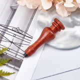 9 PCS Wax Seal Stamp Wood Handle Replacement for 7mm