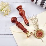 9 PCS Wax Seal Stamp Wood Handle Replacement for 7mm