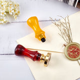 3PCS Wax Seal Stamp Resin Handle  for 7mm