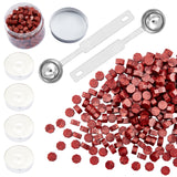 300 Pieces Sealing Wax Beads Kit(Wine Red)