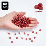 300 Pieces Sealing Wax Beads Kit(Wine Red)