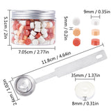 300 Pieces Sealing Wax Beads Kit(Mixed Color-3)