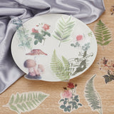 240 Pieces Scrapbook Stickers Set Tropical Plants Theme