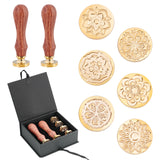 6PCS Wax Seal Stamp Set(Flower Theme)