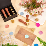 6PCS Wax Seal Stamp Set(Flower Theme)