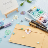 250pcs 10 Colors Sealing Wax Beads with Marker Pens