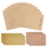 90pcs Vintage Kraft Paper And Envelopes Set