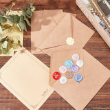 90pcs Vintage Kraft Paper And Envelopes Set