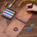 8PCS Wax Seal Sticks with Envelopes and Pendants Kit(8 Colours)
