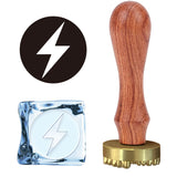 Lightning Ice Stamp Wood Handle Wax Seal Stamp