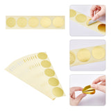 300pcs 2 Colors Gold Embossed Foil Blank Certificate Self-Adhesive Sealing Stickers
