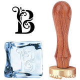 Letter.B Ice Stamp Wood Handle Wax Seal Stamp