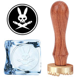 Rabbit Ice Stamp Wood Handle Wax Seal Stamp