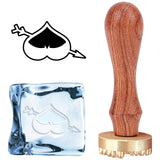 Love Ice Stamp Wood Handle Wax Seal Stamp