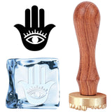 Hand of Fatima Ice Stamp Wood Handle Wax Seal Stamp