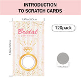 Diamond Scratch Off Cards 120pcs Blank Gift Certificate Scratch Off Cards