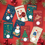 Christmas Scratch Off Cards 120pcs Blank Gift Certificate Scratch Off Cards