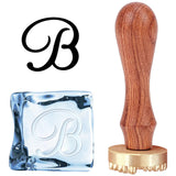 Letter.B Ice Stamp Wood Handle Wax Seal Stamp