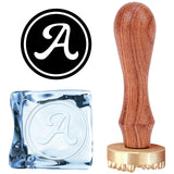 Letter A Ice Stamp Wood Handle Wax Seal Stamp