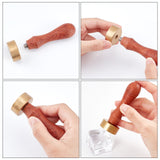 Letter E Ice Stamp Wood Handle Wax Seal Stamp
