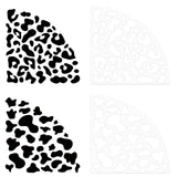 Leopard Print Stencil Reusable Painting Stencils Animal Stencil Template 20x20cm
