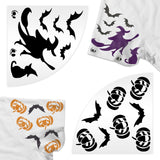 Halloween Stencil Reusable Halloween Painting Stencils Pumpkin Ghost Pattern