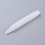 10PCS Pen Epoxy Resin Silicone Molds, Ballpoint Pens Casting Molds, for DIY Candle Pen Making Crafts, White, 149x13x12mm