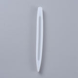 10PCS Pen Epoxy Resin Silicone Molds, Ballpoint Pens Casting Molds, for DIY Candle Pen Making Crafts, White, 149x13x12mm