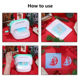 CRASPIRE 4Pcs Metal Fairy Girl Cutting Dies Carbon Steel Cutting Dies Stencils for DIY Making Paper Card Craft Decoration Supplies, Matte Platinum