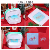 CRASPIRE 4 Pieces Happy Birthday Words Cutting Dies Metal Die Embossing Stencils for DIY Card Scrapbooking Craft Album Paper Decor