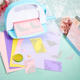 CRASPIRE 6 Pcs 6 Styles Carbon Steel Cutting Dies Stencils, for DIY Scrapbooking/Photo Album, Decorative Embossing DIY Paper Card, Floral Pattern, 1pc/style