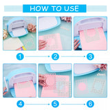 CRASPIRE 4Pcs 4 Styles Carbon Steel Cutting Dies Stencils, for DIY Scrapbooking/Photo Album, Decorative Embossing DIY Paper Card, Matte Platinum Color, 13.4x10.4x0.08cm, 1pc/style