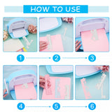 CRASPIRE 4Pcs 4 Style Carbon Steel Cutting Dies Stencils, for DIY Scrapbooking/Photo Album, Decorative Embossing DIY Paper Card, Mixed Patterns, 1pc/style