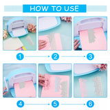 CRASPIRE 2Pcs 2 Style Carbon Steel Cutting Dies Stencils, for DIY Scrapbooking/Photo Album, Decorative Embossing DIY Paper Card, Matte Platinum Color, Butterfly Pattern, 1pc/style